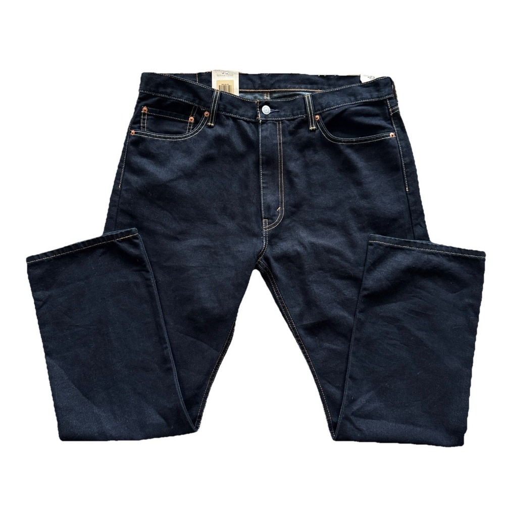 Levi's 513 Slim Fit Zip Fly Straight Leg Denim Jeans 38X30 Men's Dark‎ Blue